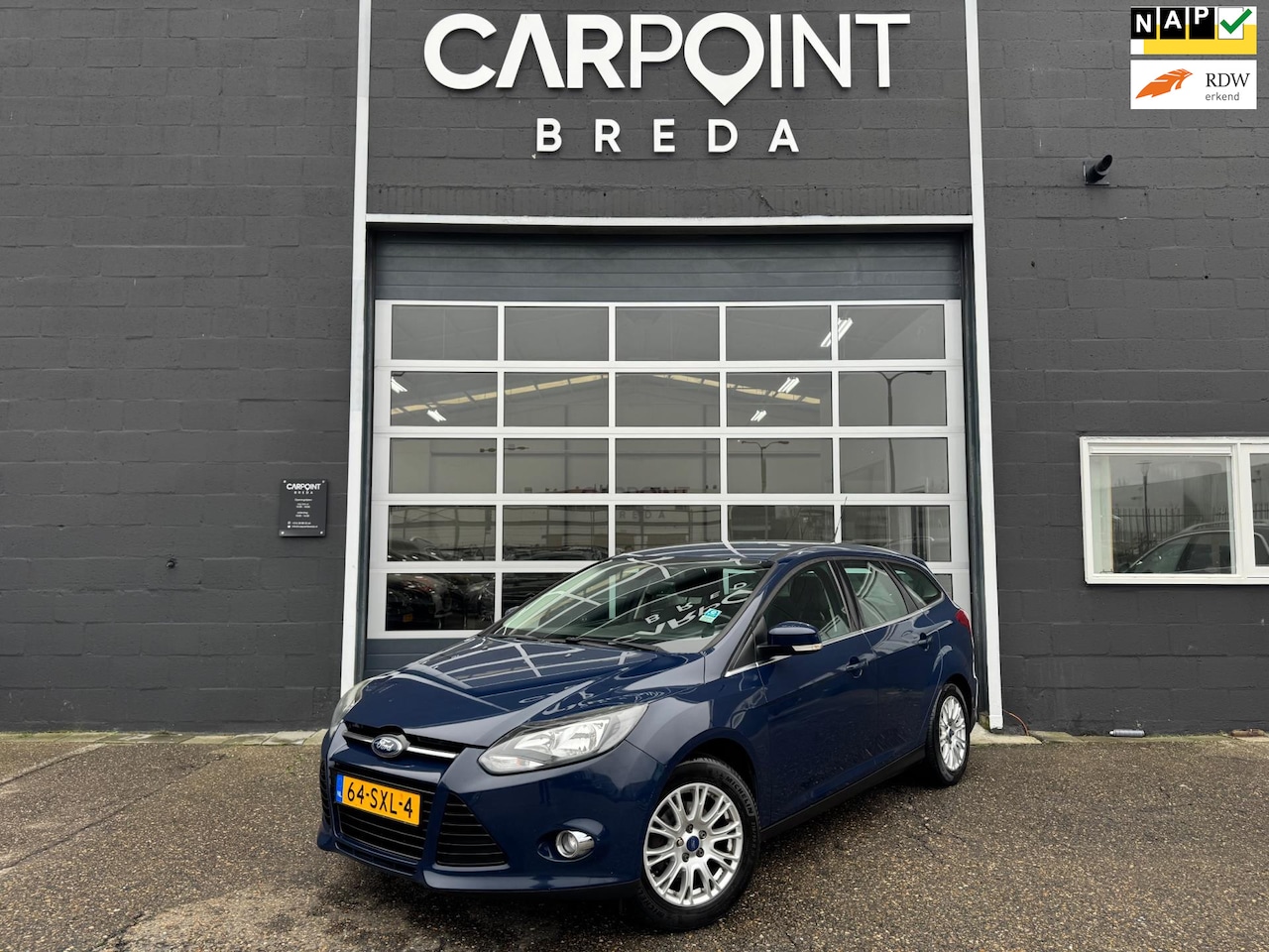 Ford Focus Wagon - 1.6 TI-VCT Titanium 1.6 TI-VCT Titanium, KEYLESS GO, CLIMA, CRUISE, MF-STUUR, NAP, APK - AutoWereld.nl