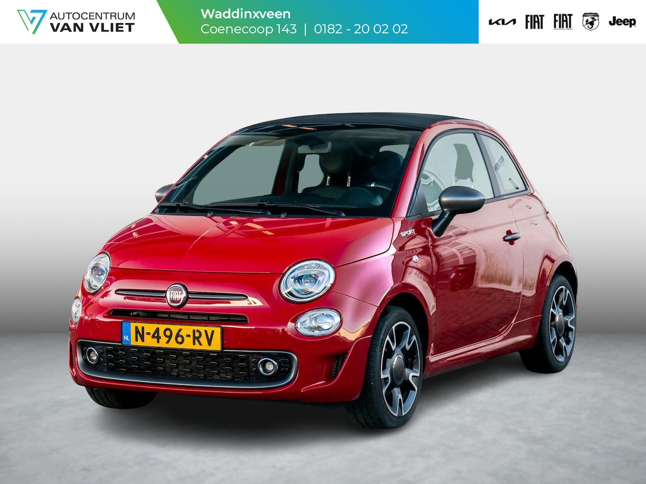 Fiat 500 C - Hybrid Sport | Clima | Cruise | PDC | Beats HiFi | Apple Carplay - AutoWereld.nl