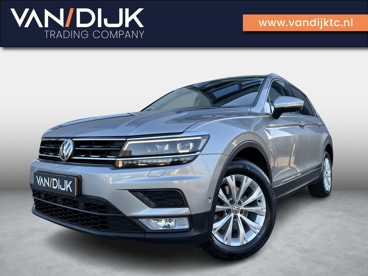 Volkswagen Tiguan - 1.4 TSI ACT Connected Series ✓Rijklaar ✓Automaat ✓Full LED Adaptief ✓Vol Leder ✓Navigatie - AutoWereld.nl