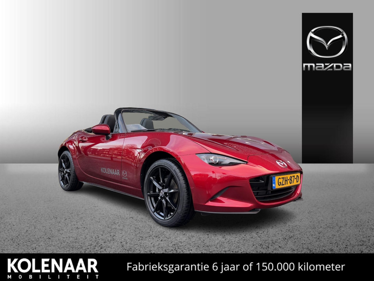 Mazda MX-5 - 1.5 Sky-G 132 Exclusive-Line Black Pack/Navi/ECC/Keyless/17 inch LMV Black - AutoWereld.nl