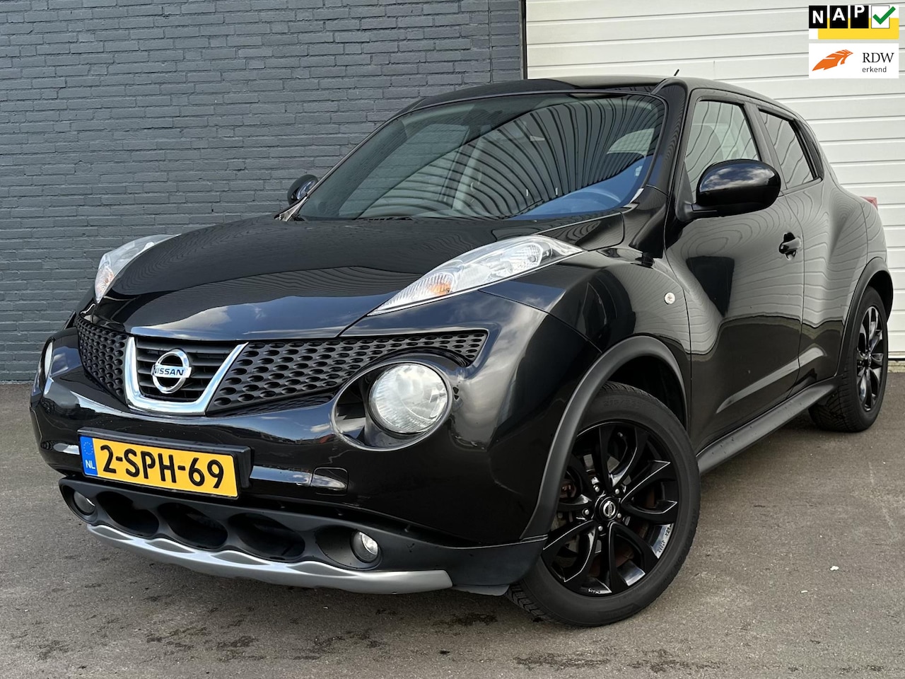 Nissan Juke - 1.6 Acenta LEDER/NAVI/CLIMA/CRUISE/CAMERA/LMV/BLUETOOTH - AutoWereld.nl