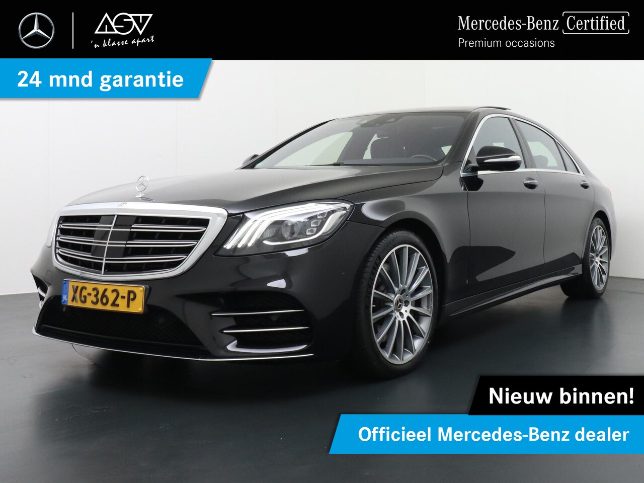 Mercedes-Benz S-klasse - 560 4Matic Lang Premium Plus 560 4Matic Lang Premium Plus - AutoWereld.nl