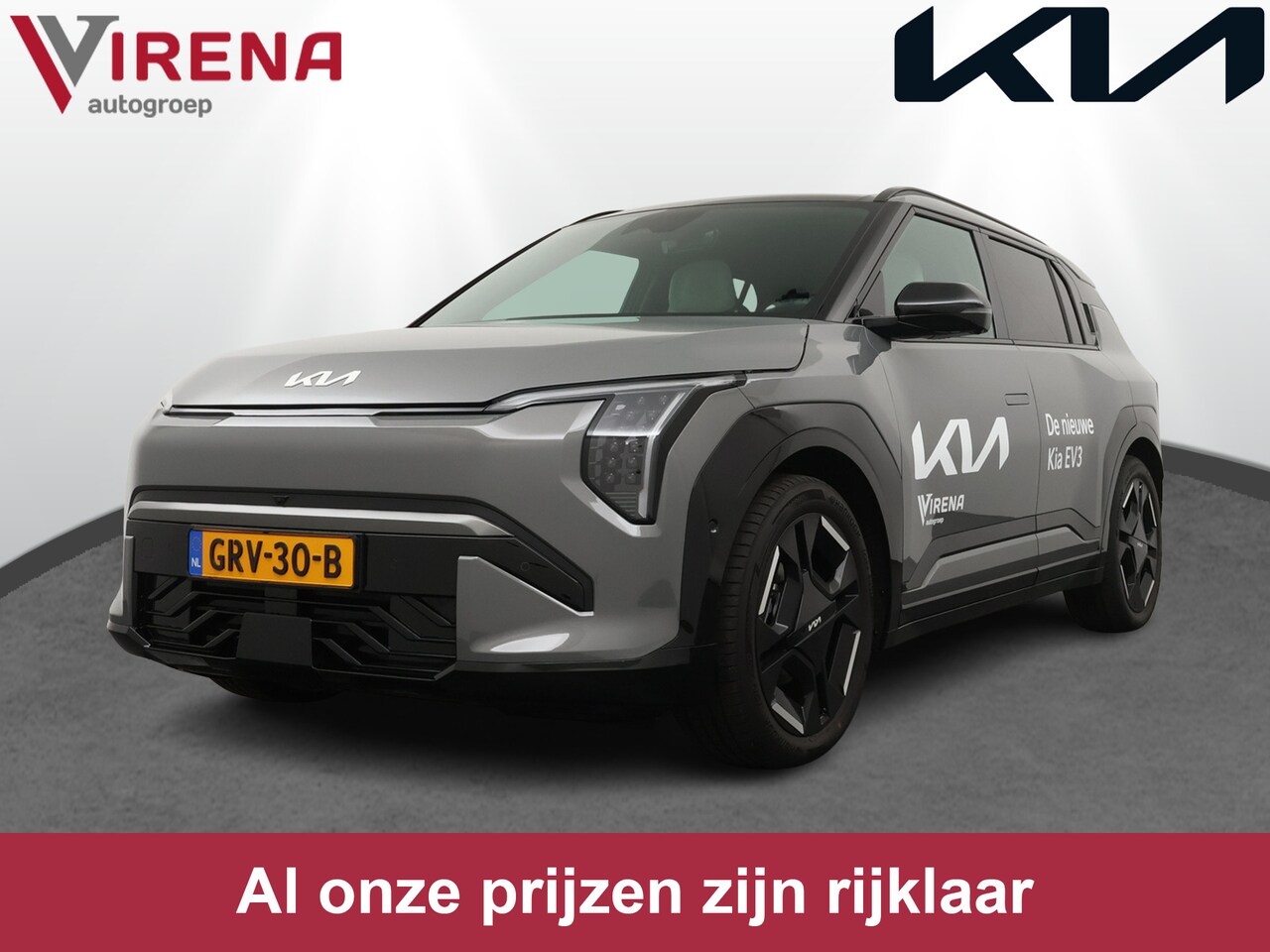 Kia EV3 - GT-PlusLine 81.4 kWh - Rijdende Demo - Draadloze Apple CarPlay / Android Auto - Stoel en s - AutoWereld.nl