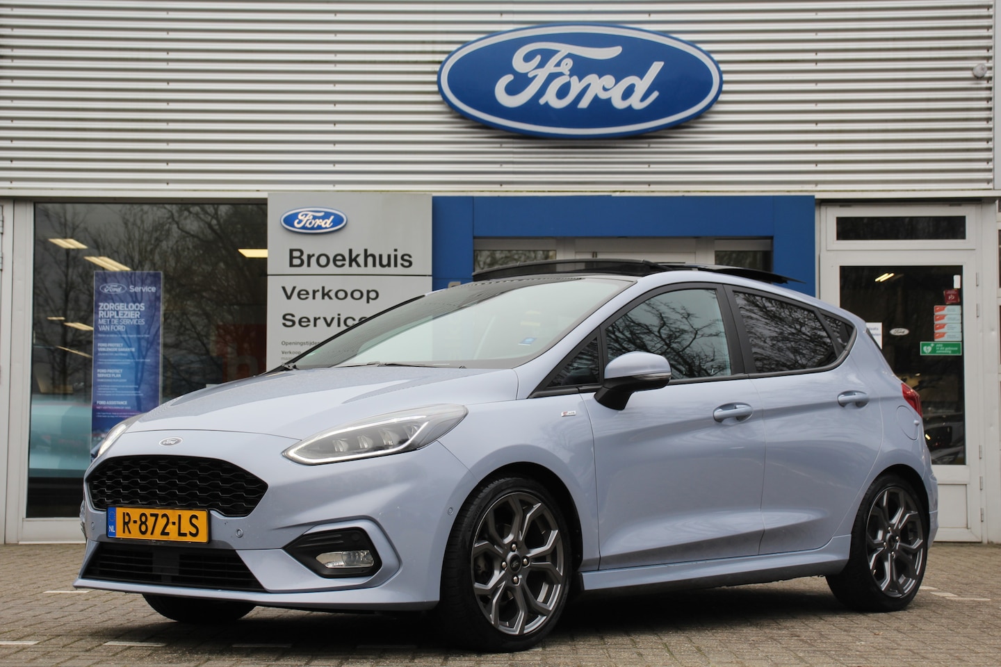 Ford Fiesta - 1.0EB ST-LINE | FREEDOME BLUE | PANODAK | WINTERPACK | DEALER OH! | WINTERPACK | UNIEK! | - AutoWereld.nl