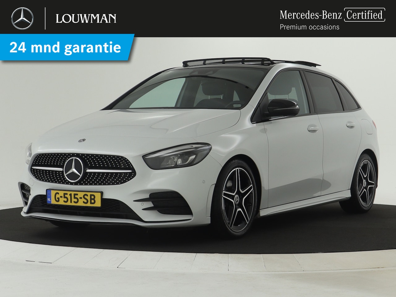 Mercedes-Benz B-klasse - 180 Business Solution AMG | Panoramadak | Navigatie | Stoelverwarming | Parkeersensoren | - AutoWereld.nl