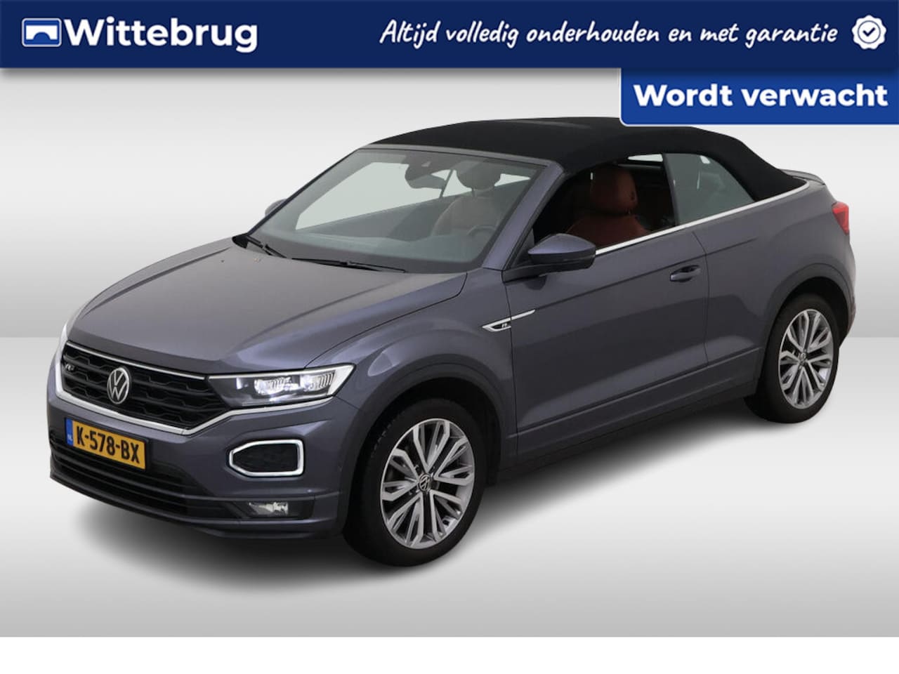 Volkswagen T-Roc Cabrio - 1.5 TSI 150pk DSG R-Line / LED / Virtual Cockpit / Leer / Navigatie / 18" LMV - AutoWereld.nl