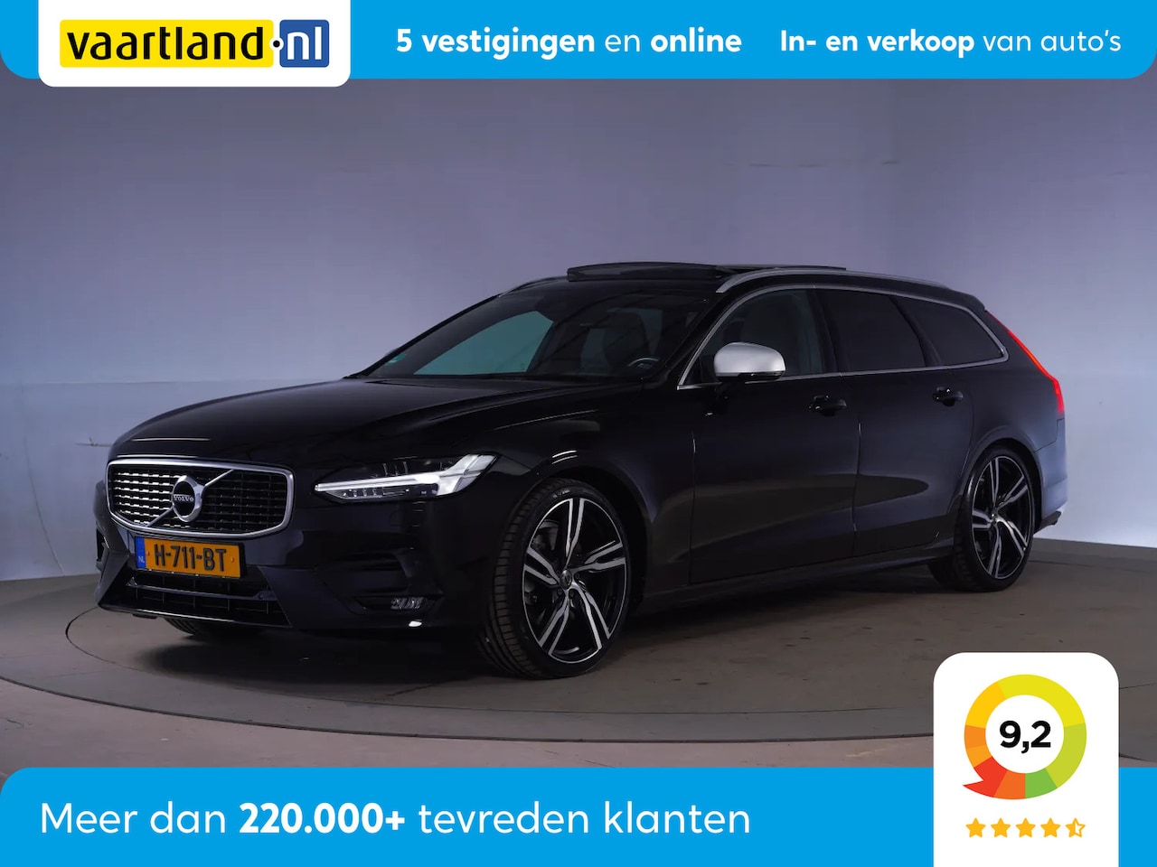 Volvo V90 - T4 Business Sport [ Panoramadak Nappa Leder Nav Dab ] - AutoWereld.nl