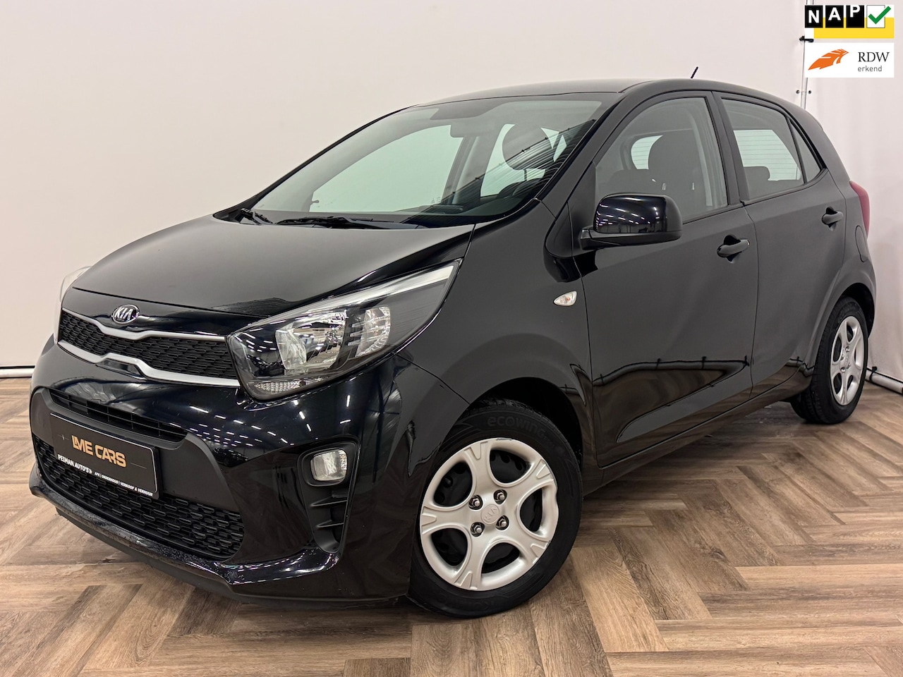 Kia Picanto - 1.0 CVVT EconomyPlusLine 1.0 CVVT EconomyPlusLine, Zwart, inruil mogelijk! - AutoWereld.nl