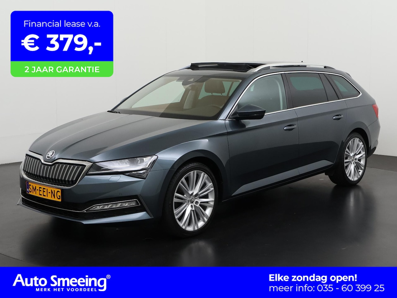 Skoda Superb Combi - 1.4 TSI iV Style | Virtual Cockpit | Panoramadak | Leder | Trekhaak | Zondag Open! - AutoWereld.nl