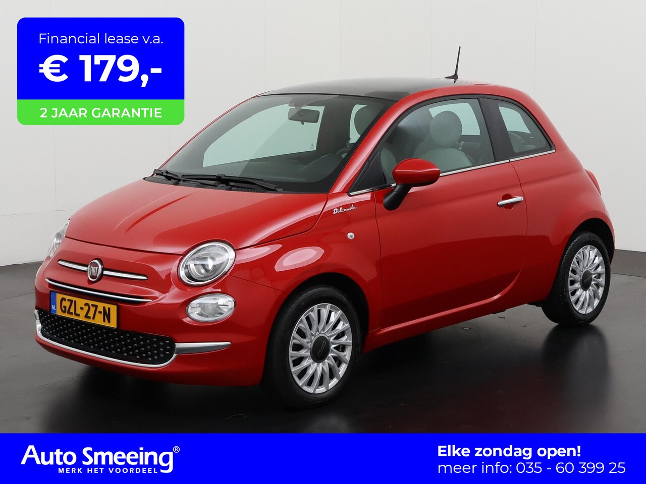 Fiat 500 - 1.0 Hybrid Dolcevita | Panoramadak | Apple/Android Carplay | Zondag Open! - AutoWereld.nl