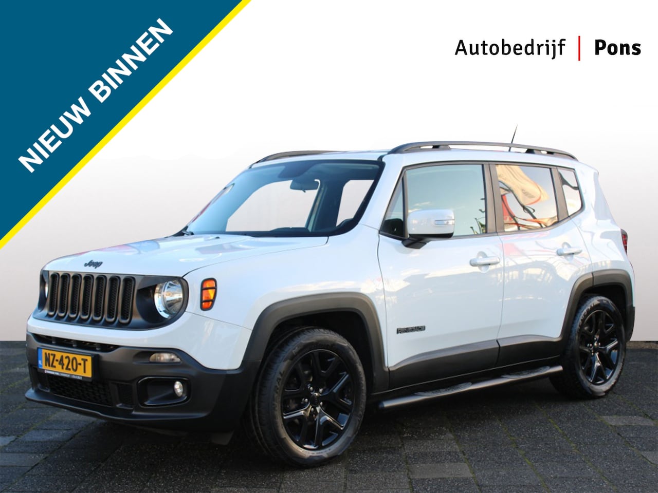 Jeep Renegade - 1.4 MultiAir Night Eagle 1.4 Multi Air Night Eagle - AutoWereld.nl