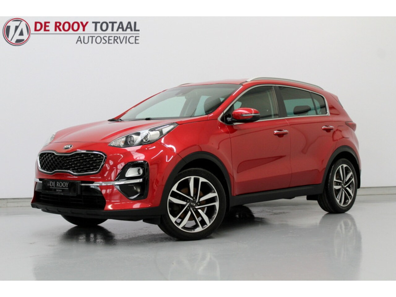 Kia Sportage - 1.6 T-GDI 177PK, 1900KG TREKGEWICHT | 19" LM-VELGEN | INCL WINTERSET | DEELS LEER | STOEL/ - AutoWereld.nl