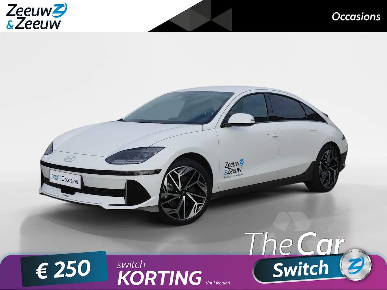 Hyundai IONIQ 6 - Lounge 77 kWh | UNIEK!!! | € 16.000 korting | - AutoWereld.nl