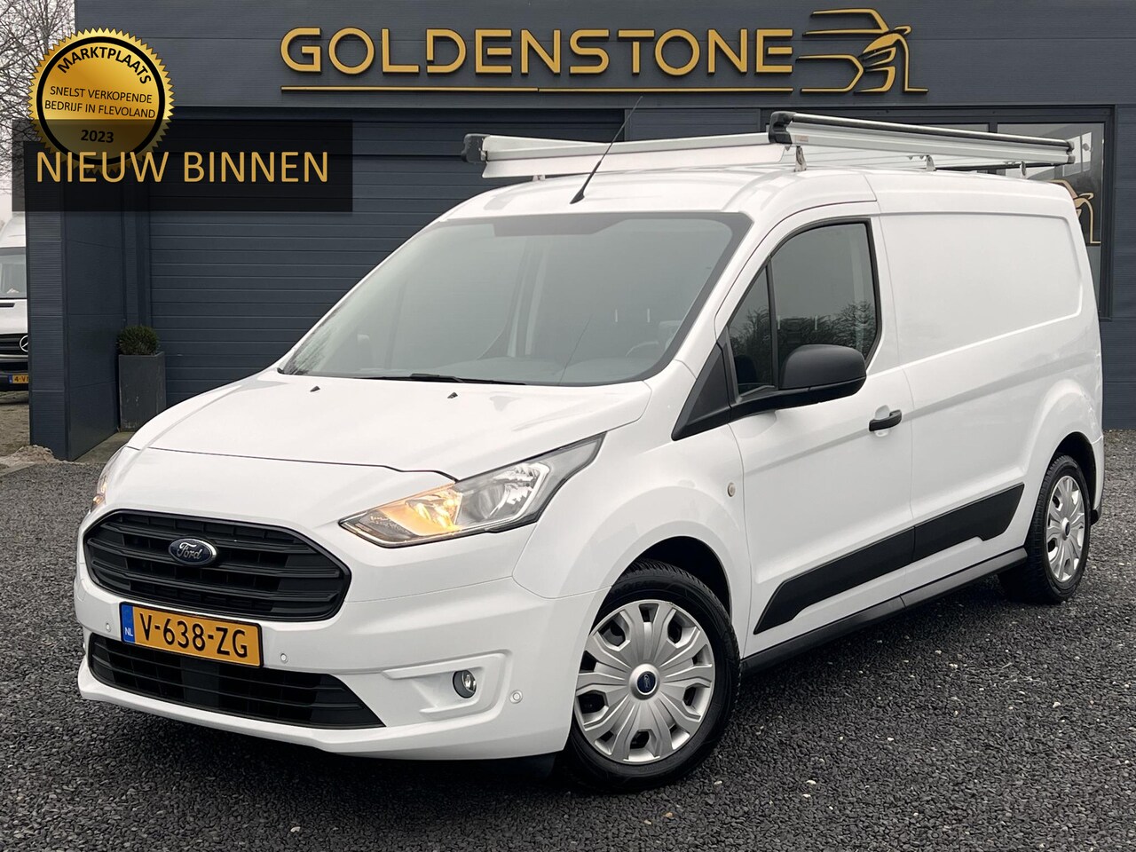 Ford Transit Connect - 1.5 EcoBlue L2 Trend 1e Eigenaar,Navi,Airco,Cruise,Trekhaak,PDC Voor en Achter,Dak Imperia - AutoWereld.nl