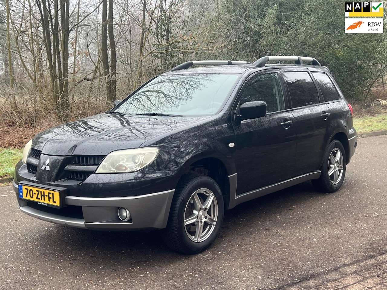 Mitsubishi Outlander Sport - 2.0 Invite+ LPG G3 2008 Zwart - AutoWereld.nl