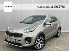 Kia Sportage - 1.6 T-GDI 4WD GT-Line PlusLine Automaat Navigatie, Schuifdak, Leder, 19"Lm, Trekhaak, Clim