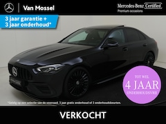 Mercedes-Benz C-klasse - 180 AMG Line AMG 43 Styling / Pano / Parkeercamera / Nightpakket / Sfeerverlichting / 19''