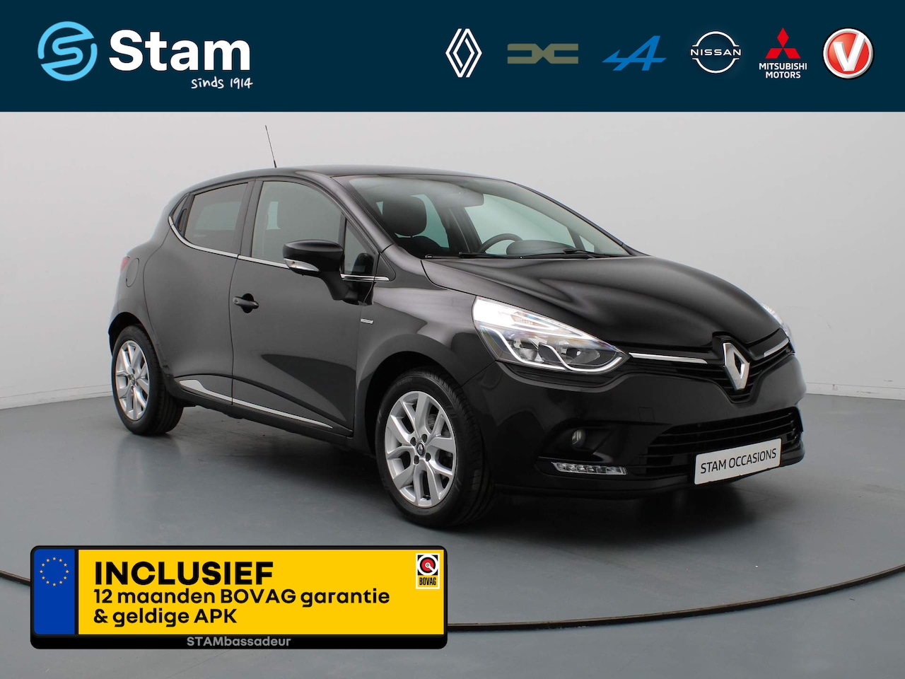 Renault Clio - TCe 90pk Limited Airco | Camera | Carplay | Cruise | Parksens. achter - AutoWereld.nl