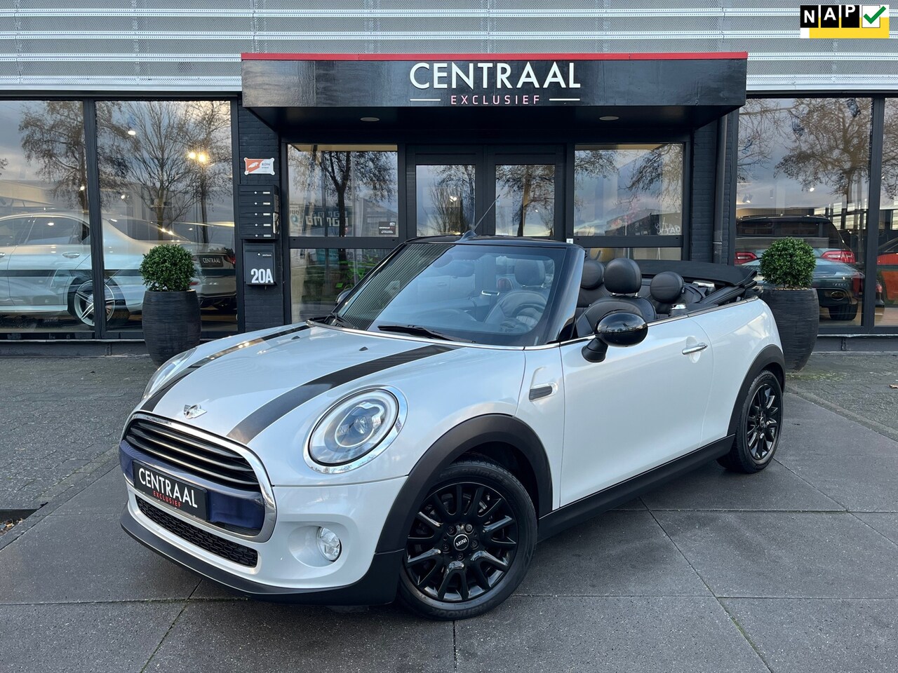 MINI Cabrio - Mini 1.5 Cooper Chili 136PK|Keyless|Leder|Stoelverwarming|Cruise Control|Ambient Light|NL- - AutoWereld.nl