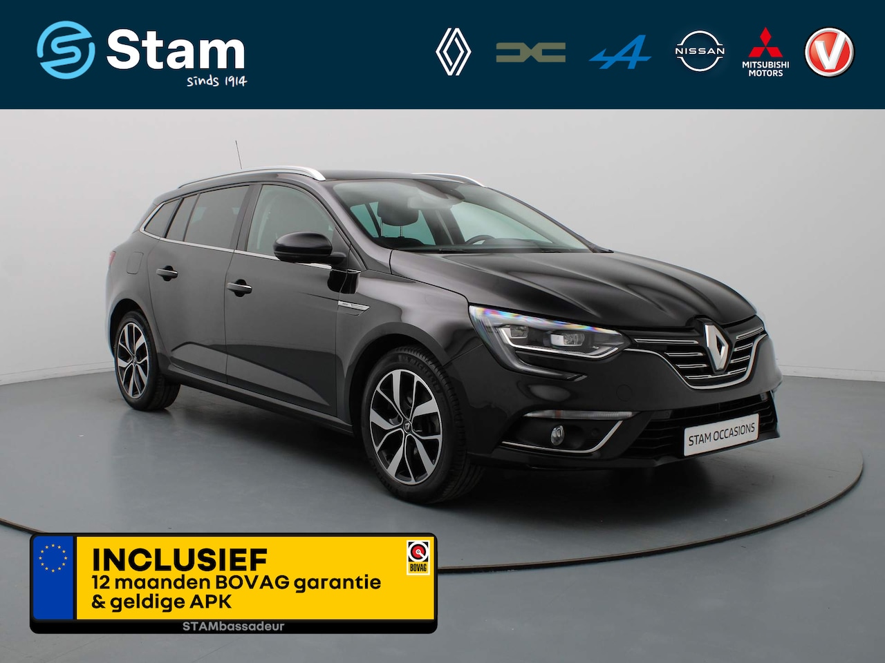 Renault Mégane Estate - TCe 160pk Bose EDC/AUTOMAAT Camera | Climate | Head-Up | Navi | Parksens. | Trekhaak - AutoWereld.nl