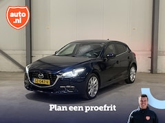 Mazda 3 - 3 2.0 SkyActiv-G 120 GT-M | Lederen bekleding | Adapt Cruise Control | Dodehoek detectie |