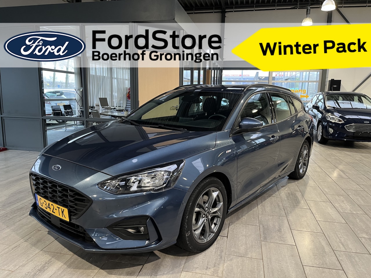 Ford Focus Wagon - EcoBoost 125PK ST Line Business 55.000km!! I Winter Pack I LED I Camera I Navi I Climate - AutoWereld.nl