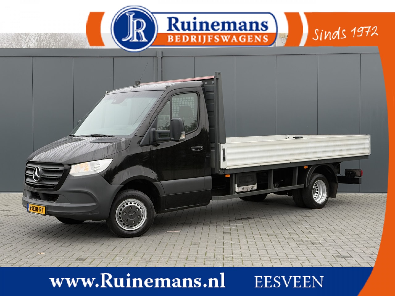 Mercedes-Benz Sprinter - 514 CDI EURO 6 AUTOMAAT / L3 PICK UP 4.30 LAADBAK / DUBBEL LUCHT / 3.5 TONS TREKHAAK / 350 - AutoWereld.nl