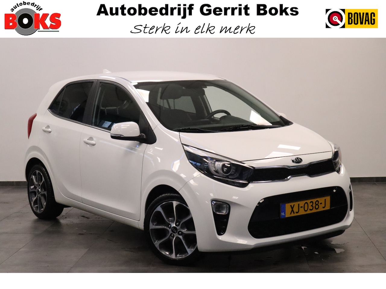 Kia Picanto - 1.0 CVVT Design Edition Navigatie Cruise control  Leer 16LMV - AutoWereld.nl