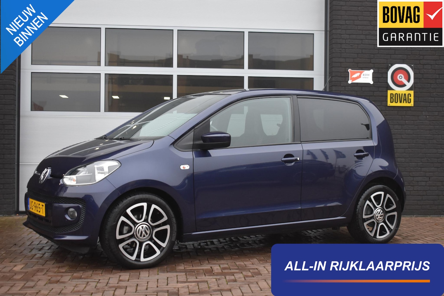 Volkswagen Up! - 1.0 high up! 75PK BlueMotion | Navi | PDC | Stoelverwa. | Incl. Garantie - AutoWereld.nl