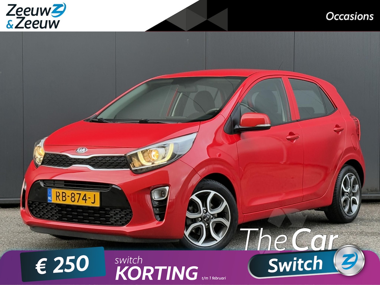 Kia Picanto - 1.0 DynamicPlusLine Dealer onderhouden | Navi | Bluetooth | Camera | Metallic lak |  Bovag - AutoWereld.nl