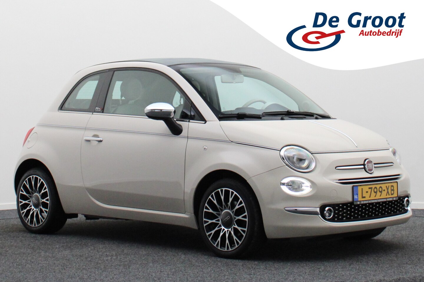 Fiat 500 C - 0.9 TwinAir Collezione Automaat Airco, Cruise, Navigatie, Apple CarPlay, PDC, DAB, Isofix, - AutoWereld.nl