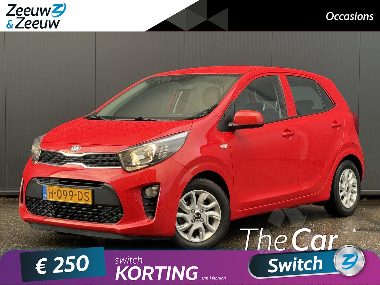 Kia Picanto - 1.0i DynamicLine 1e Eigenaar | Dealer onderhouden | Apple Carplay |  Fabrieksgarantie t/m - AutoWereld.nl