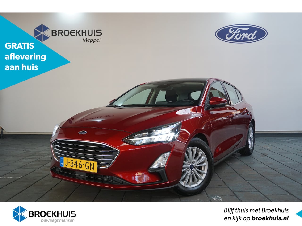 Ford Focus - 1.0 EcoBoost Titanium Business | B&O | Adaptive Cruise | Panoramadak | AGR-Stoelen | Winte - AutoWereld.nl