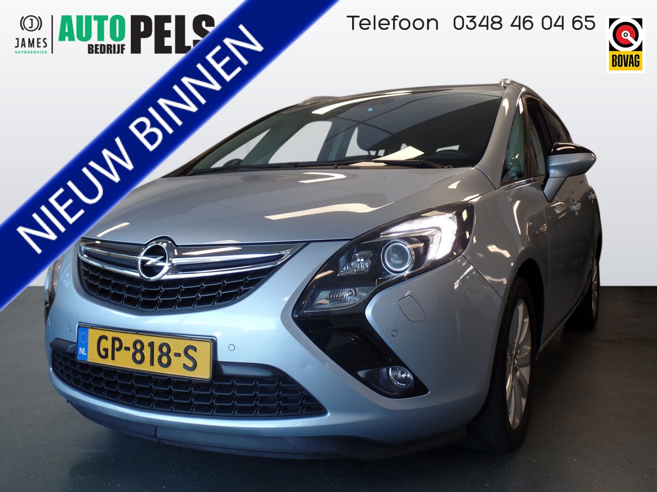 Opel Zafira Tourer - 1.4 Cosmo 7p. 7 persoons uitv, Clima contr, Navi, Elek r, Pdc V/A, Xenon, sportst, 1.4 T 1 - AutoWereld.nl