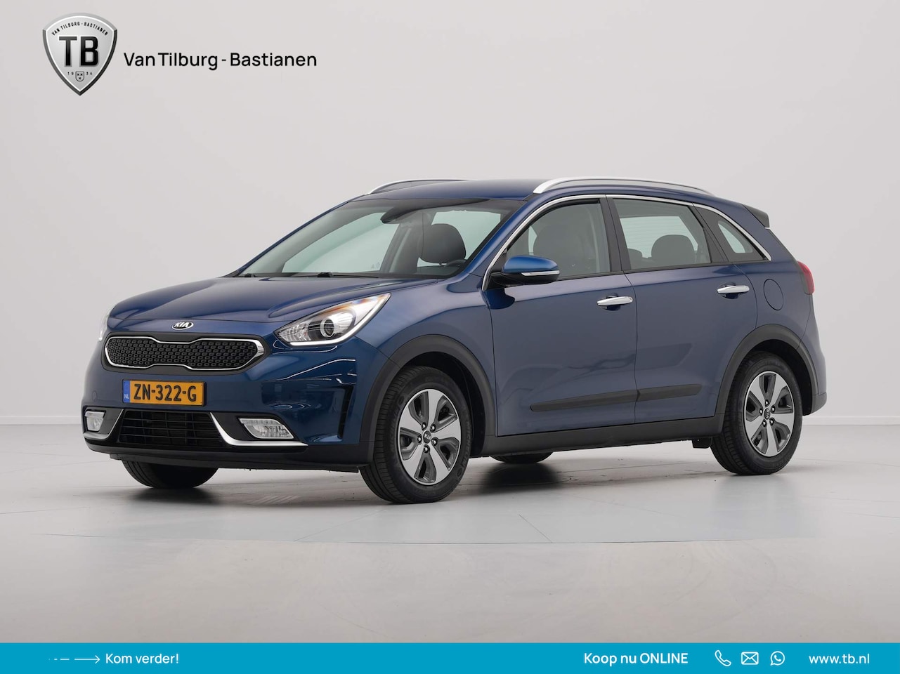 Kia Niro - 1.6 GDi Hybrid DynamicLine Navigatie Camera Clima Cruise - AutoWereld.nl