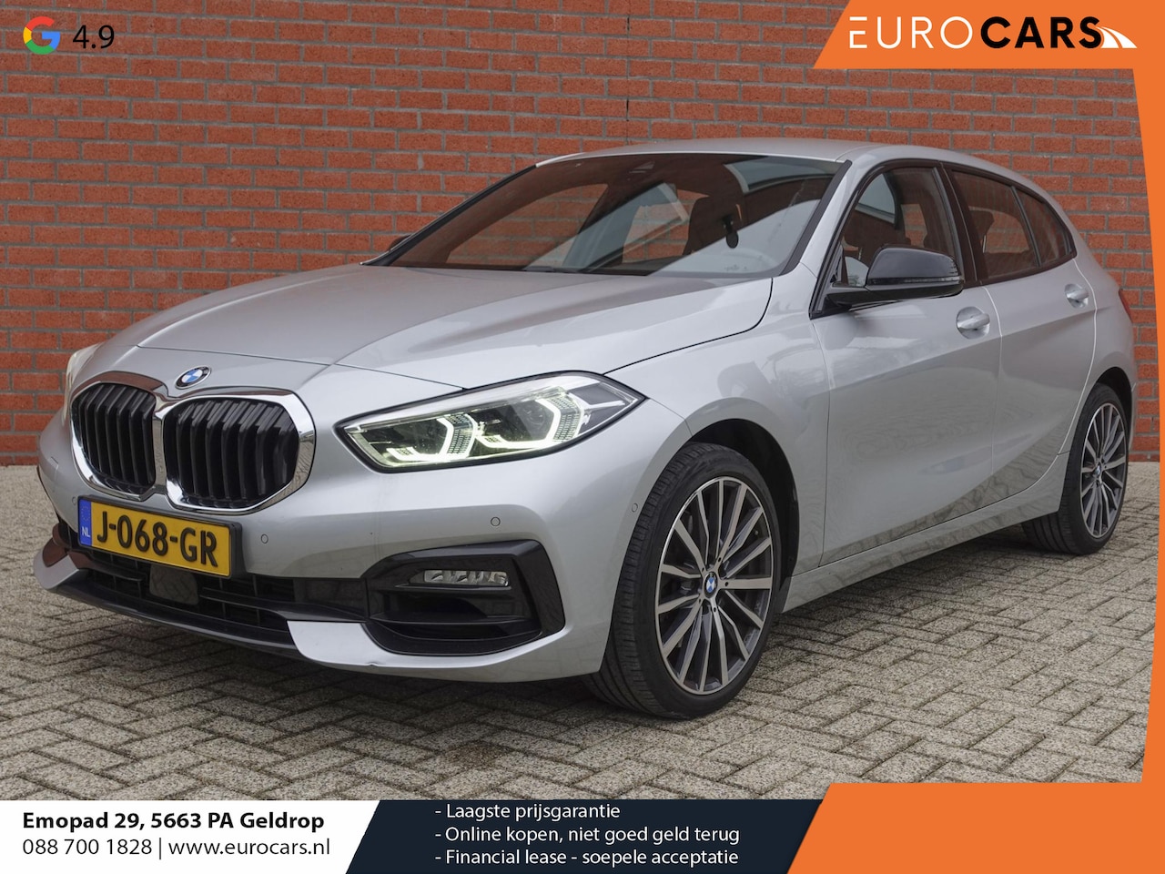 BMW 1-serie - 118i High Executive DEMO! Navigatie Carplay Camera Parkeersensoren Adaptive Cruise Control - AutoWereld.nl