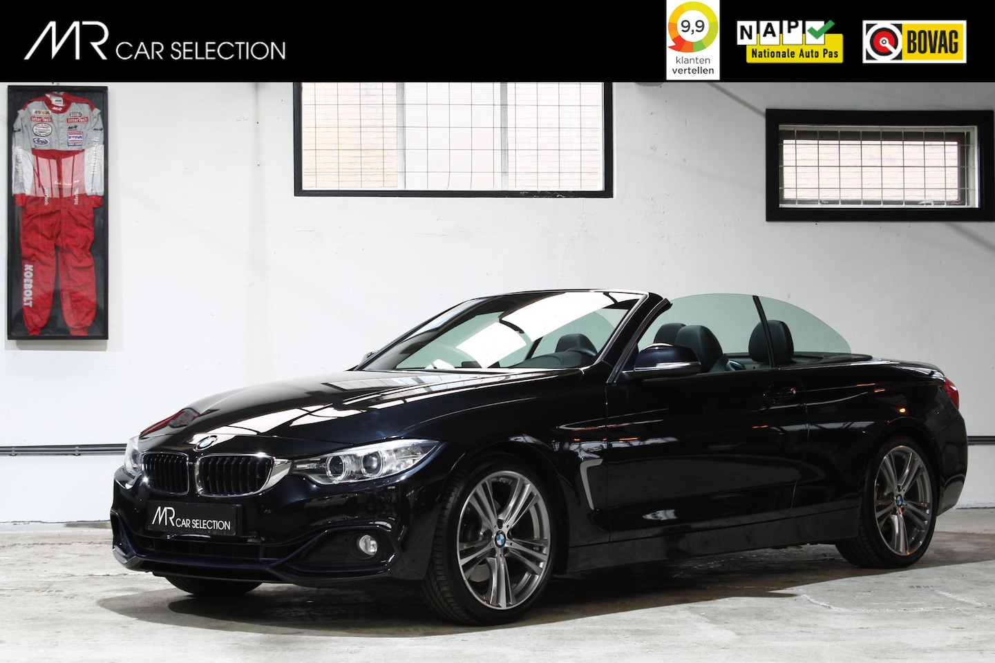 BMW 4-serie Cabrio - 428i High Executive | Sportstoelen | 19 inch | Navigatie | Memory | Lage kilometerstand | - AutoWereld.nl