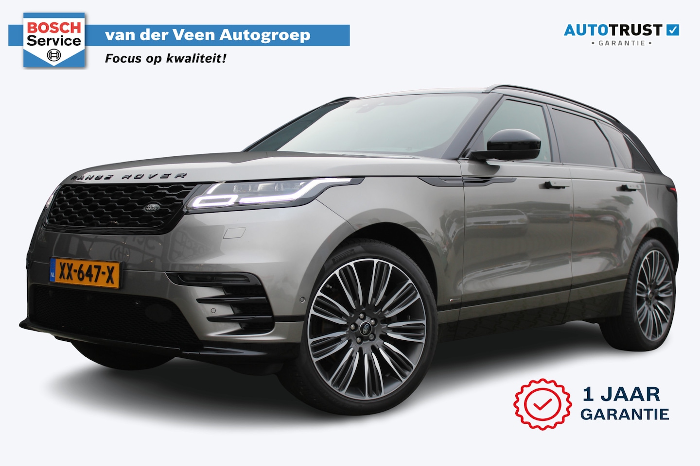 Land Rover Range Rover Velar - 3.0 V6 AWD R-Dynamic HSE | incl. 12 maanden garantie | Trekhaak wegklapbaar | Schuif/kante - AutoWereld.nl