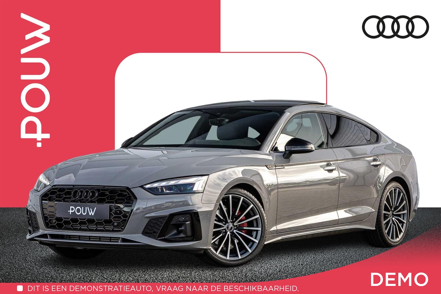 Audi A5 Sportback - 40 TFSI 204pk S-tronic S edition Competition | Panoramadak | B&O Sound | Trekhaak Wegklapb - AutoWereld.nl