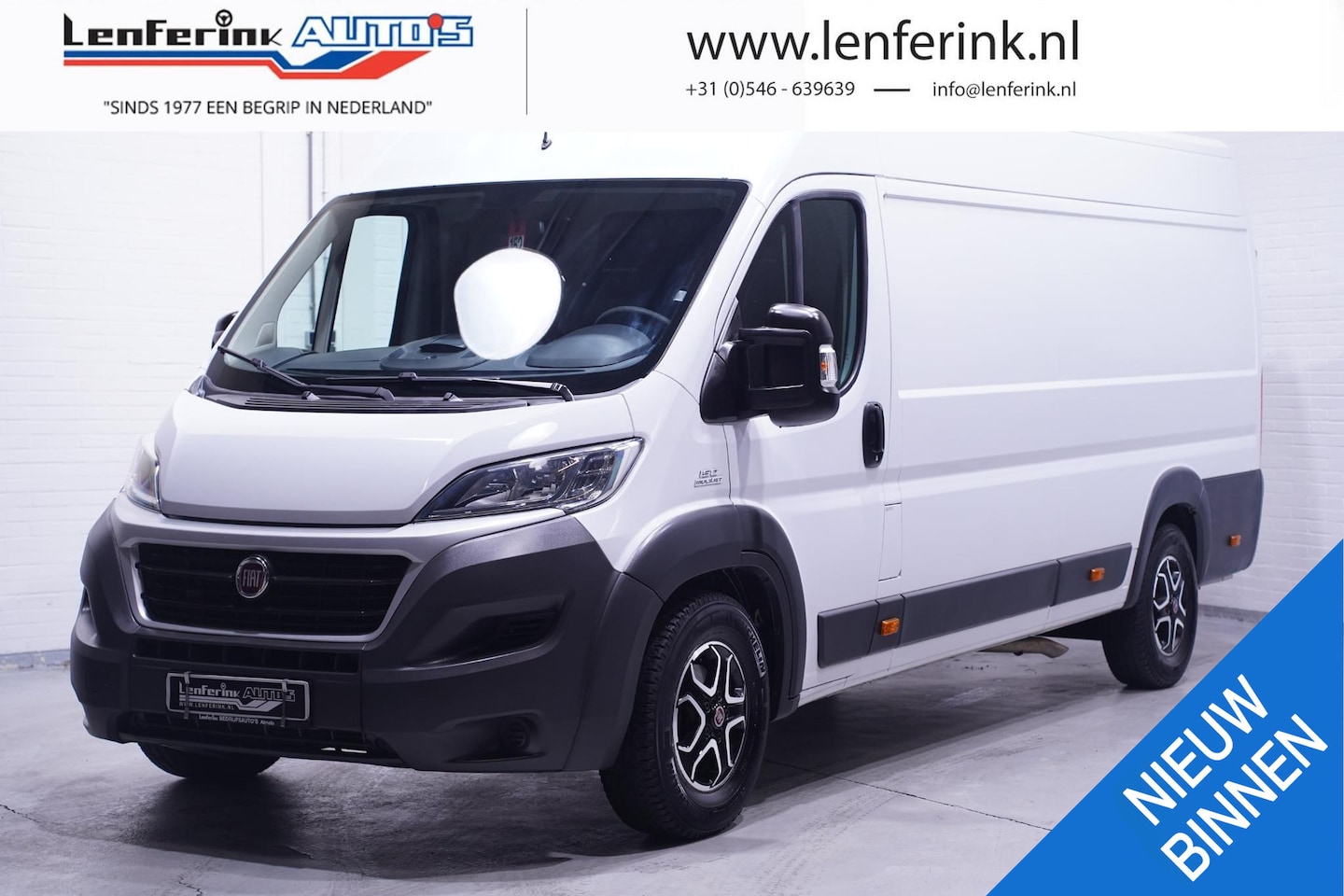 Fiat Ducato - 2.3 MultiJet 150 pk L4H2 Airco, Camera, Ideaal voor Camper Ombouw, Trekhaak 3.000 kg, 3-Zi - AutoWereld.nl