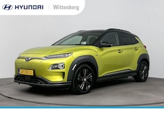 Hyundai Kona Electric - EV Premium 64 kWh | Schuifdak | Black Edition | Warmtepomp | Leer | Stoel + stuurverwarmin