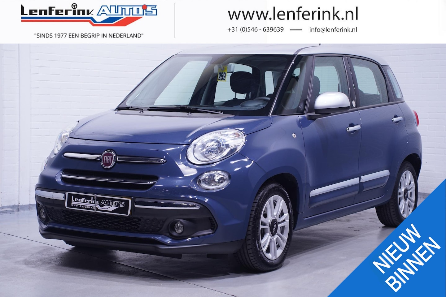 Fiat 500 L - 0.9 TwinAir PopStar Apple Carplay Camera Cruise NAP - AutoWereld.nl