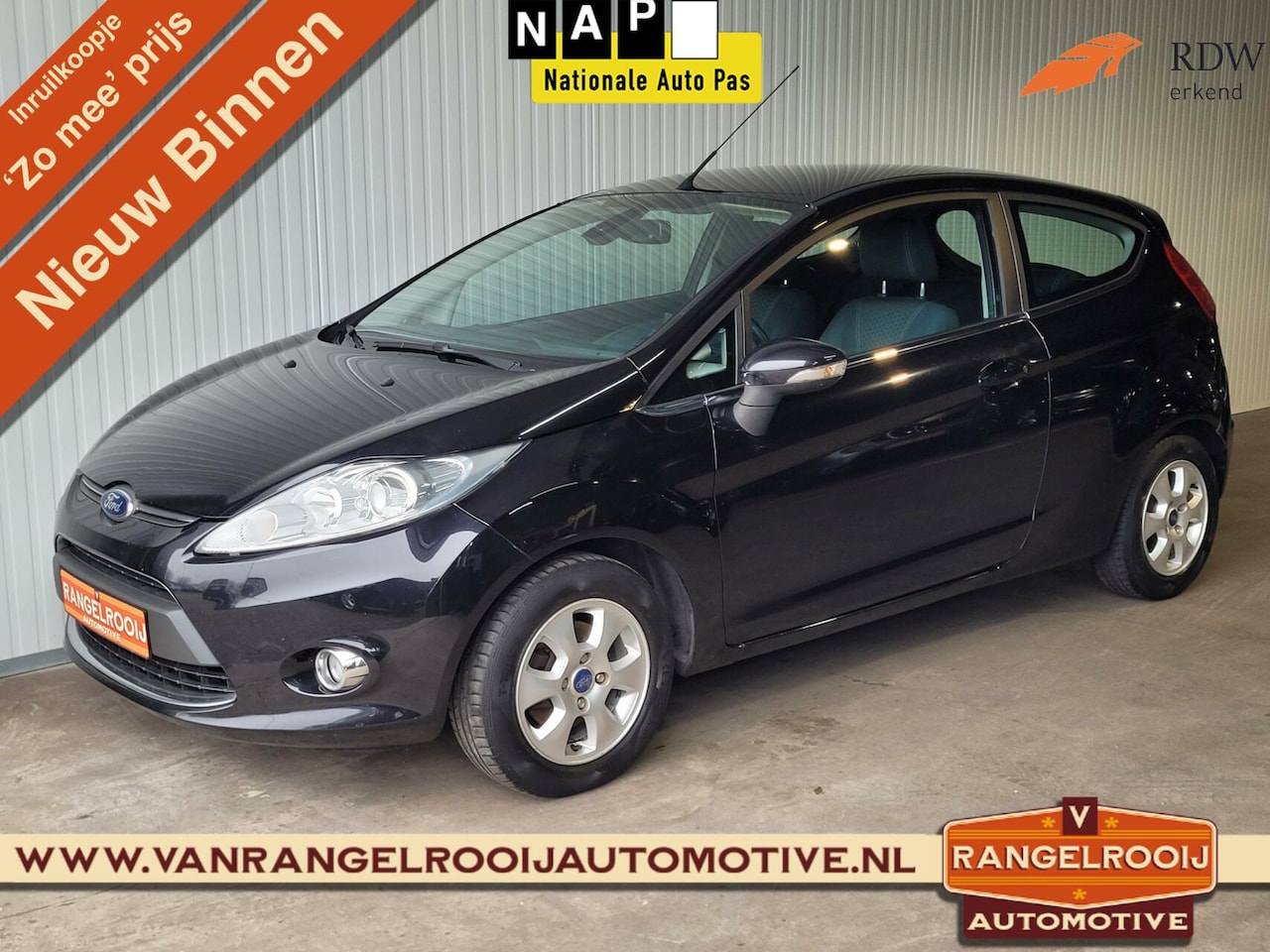 Ford Fiesta - 1.6 TDCi ECOnetic Titanium 1.6 TDCi ECOnetic Titanium, clima, cruise, voorruitverw. - AutoWereld.nl