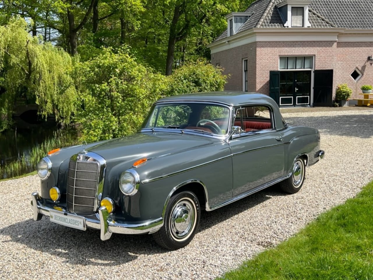 Mercedes-Benz 220 - S Coupe Ponton 1958 Europese auto SCHUIFDAK #BEAUTY - AutoWereld.nl