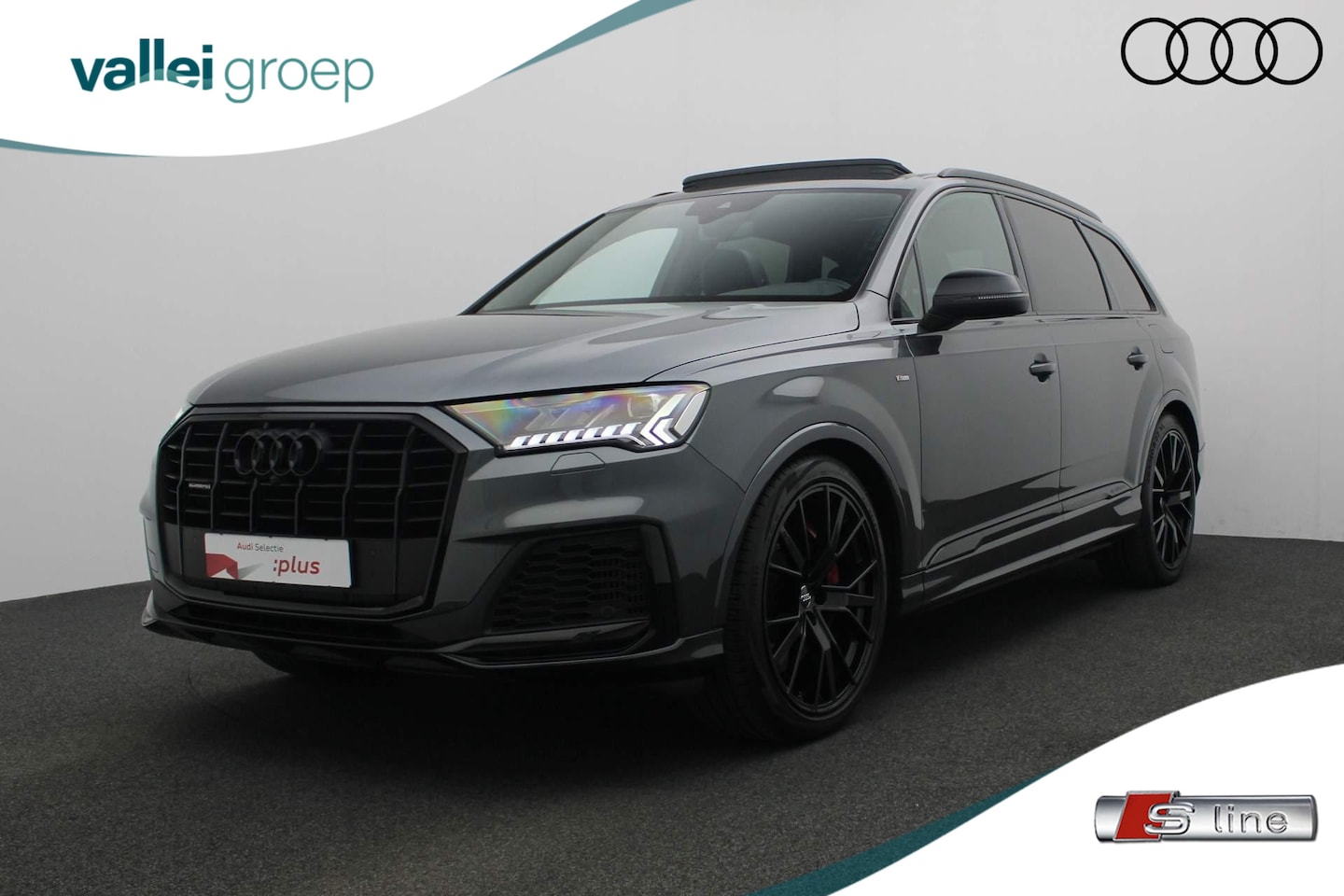 Audi Q7 SQ7 - 60 TFSI e 456PK tiptronic quattro Competition / S-Line | Pano | Leder | Geheugenstoel | SQ - AutoWereld.nl