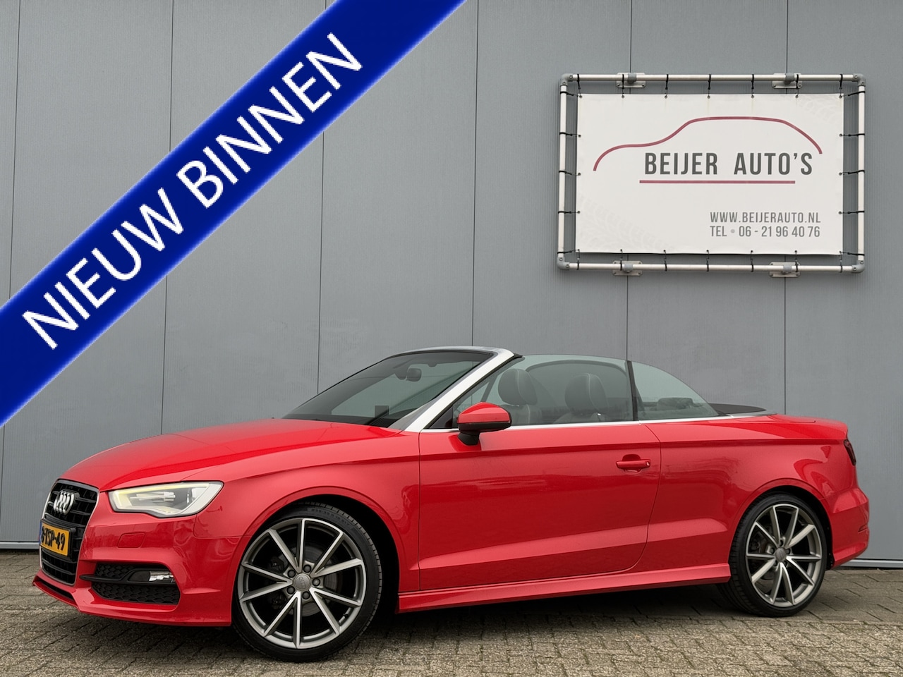 Audi A3 Cabriolet - 1.4 TFSI CoD Ambition Pro Line S 1.4 TFSI CoD Ambition Pro Line S 19inch/S-line. - AutoWereld.nl