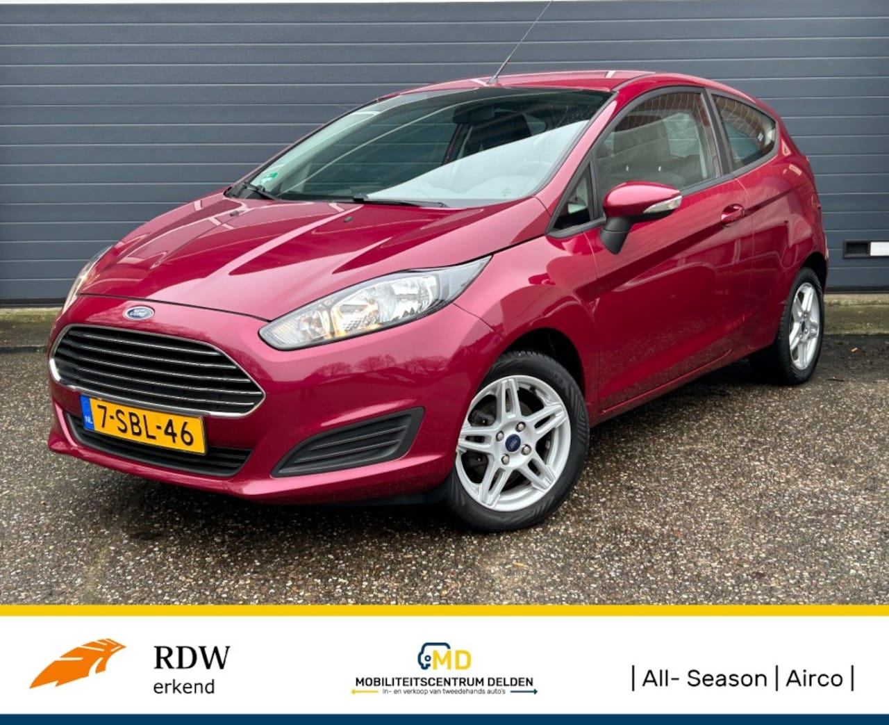 Ford Fiesta - 1.0 STYLE / Airco / AUX/ All- Season / - AutoWereld.nl