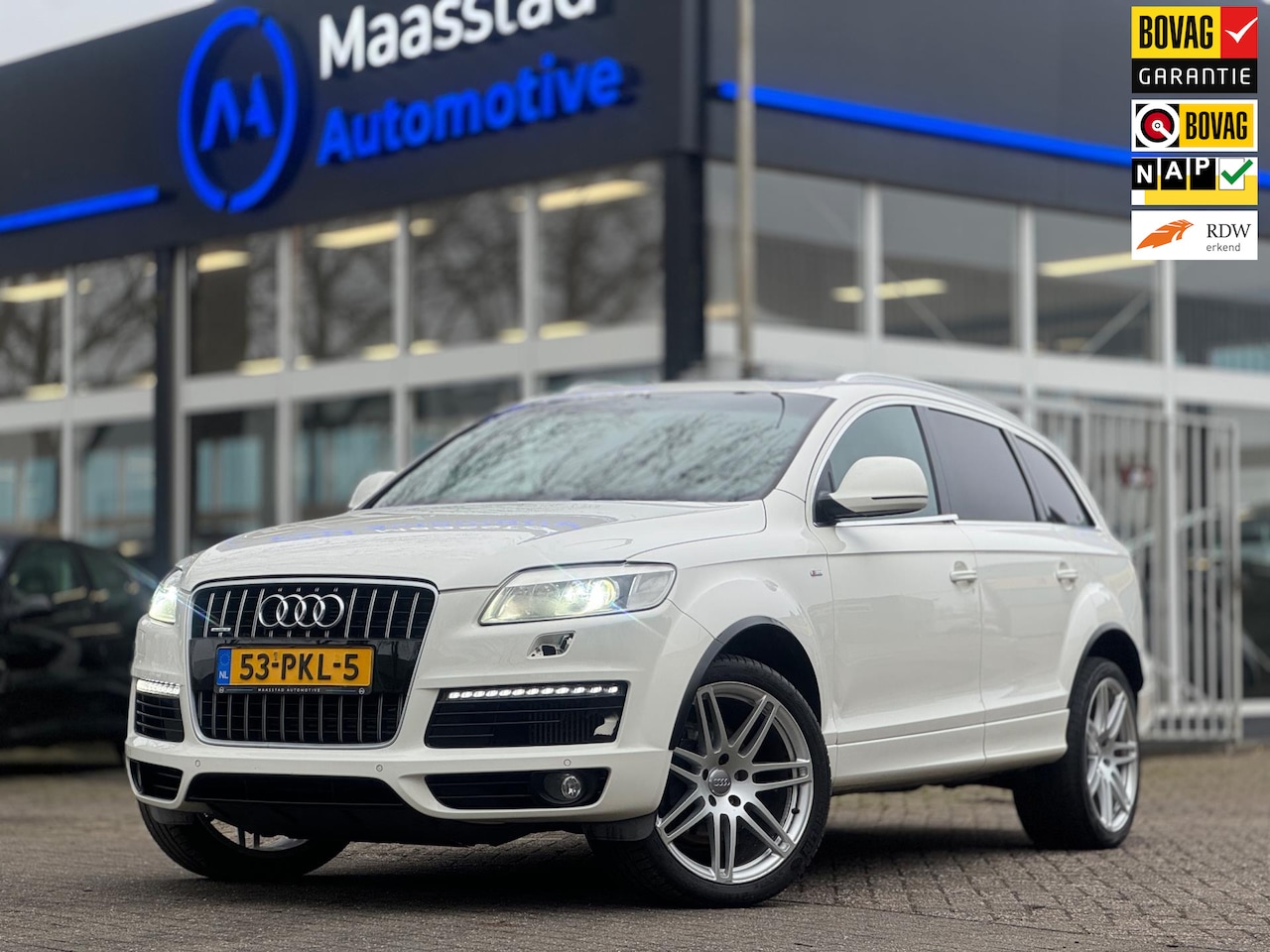 Audi Q7 - 3.0 TDI quattro 5+2|S-line|Stoel VW|7persoons|Pano|Cruise|Parkeersensoren|Elektrische stoe - AutoWereld.nl