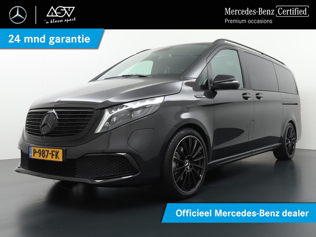 Mercedes-Benz EQV - 300 L2 Avantgarde 90 kWh Accu | Panorama -  Schuifdak | Airmatic Luchtvering | Burmester S - AutoWereld.nl