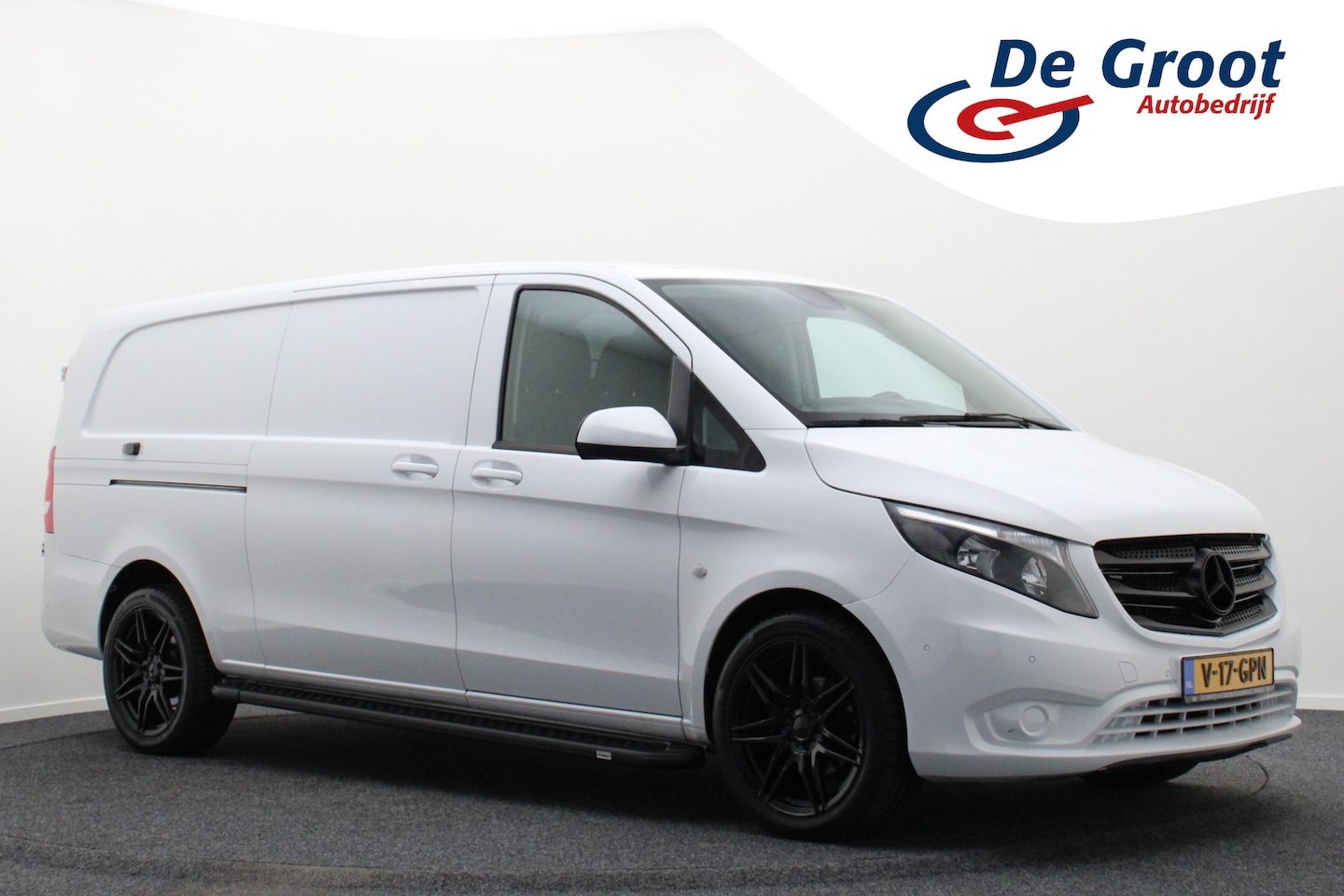 Mercedes-Benz Vito - 116 CDI Extra Lang Automaat 3-Zits, Airco, Navigatie, Camera, Apple CarPlay, Cruise, Achte - AutoWereld.nl